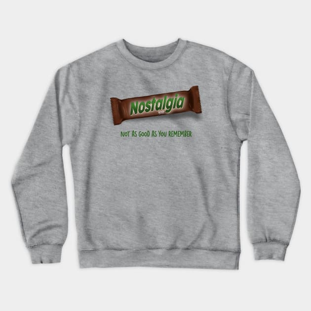 Nostalgia Chocolate Bar Crewneck Sweatshirt by ACraigL